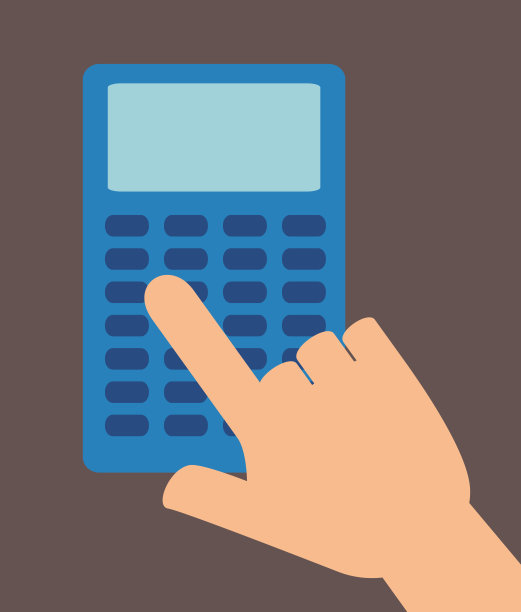 手触式计算器教育设计图片下载