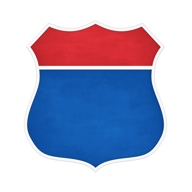 空白公路路由屏蔽隔离图片下载