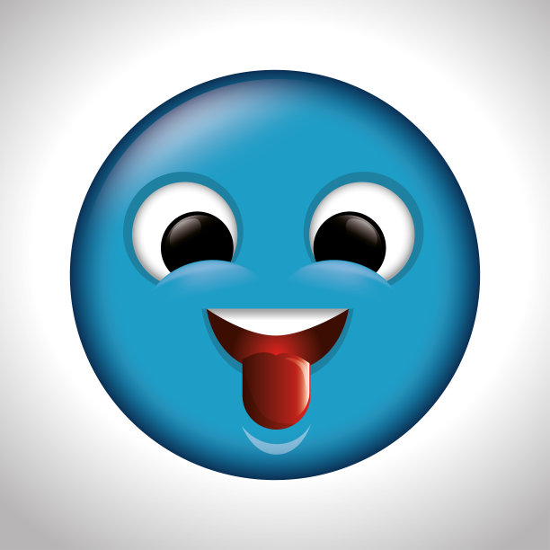 好玩的表情符号舌头出图标图片下载