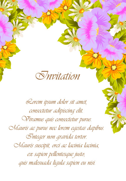 美丽的花卉框架为您的设计，贺卡，婚礼邀请，生日，派对，情人节。图片下载