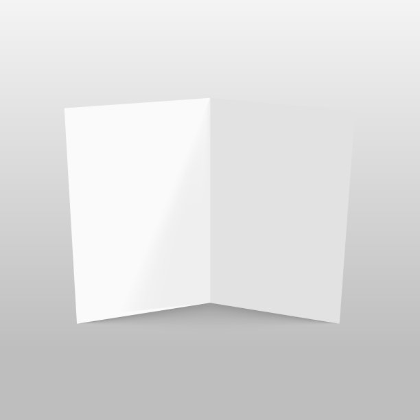 模型打开杂志，杂志，小册子，明信片，传单，名片或小册子。向量。图片下载