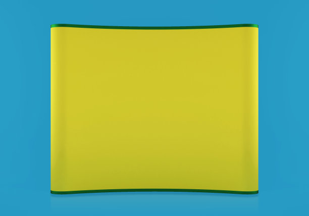 空白弹出站在蓝色背景图片下载