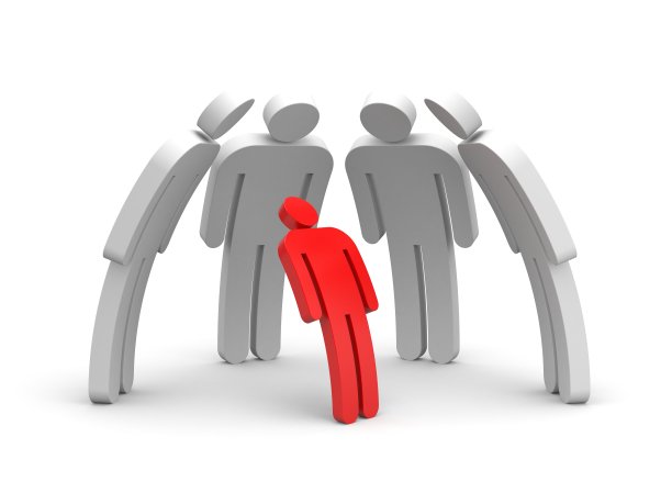 老板和员工下属。三维演示图片下载