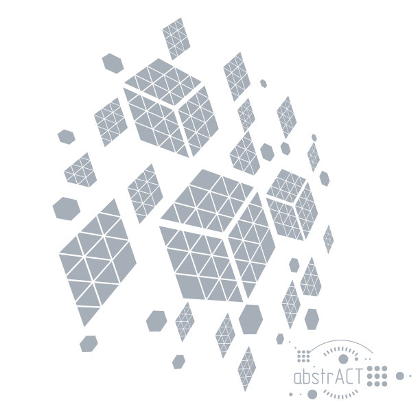 机械方案，带圆和六边形矢量工程图。技术方案可以用于网页设计，也可以作为壁纸或背景。图片下载