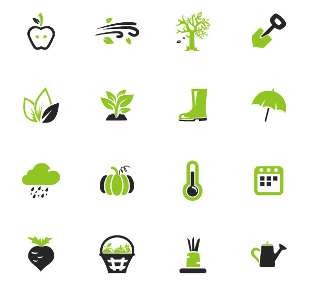 秋天的图标集图片下载