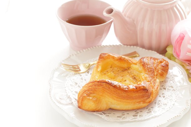 自制的苹果派和茶图片下载