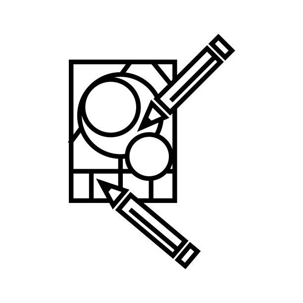 涂色书图标，矢量插画图片下载
