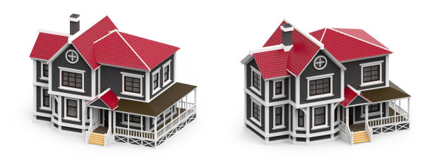 维多利亚家庭住宅等距图片下载