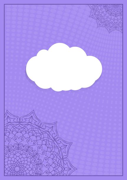 紫色背景的贺卡。豪华装饰模板。矢量图图片下载