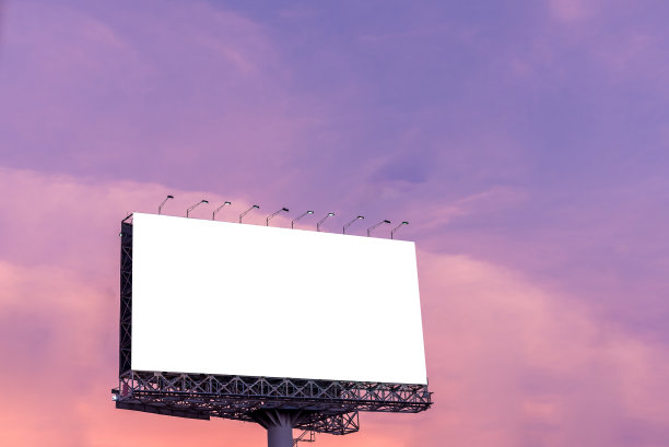 户外广告空白大广告牌图片下载