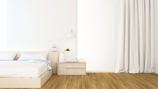 3d渲染室内酒店放松空间和白色背景图片下载