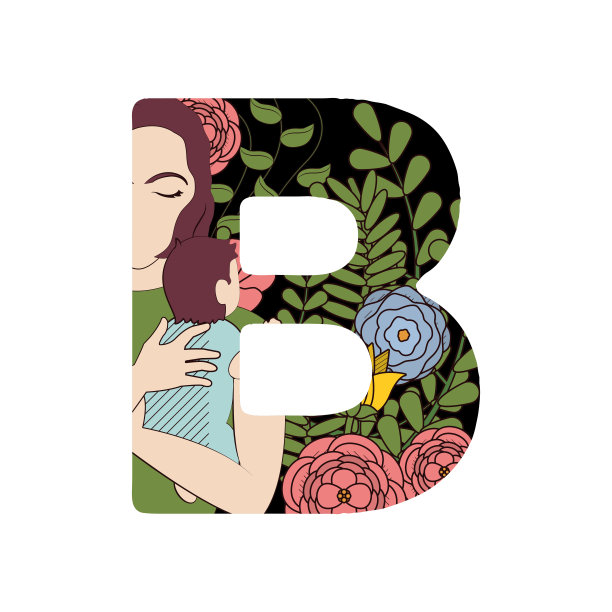 B字体的信图片下载