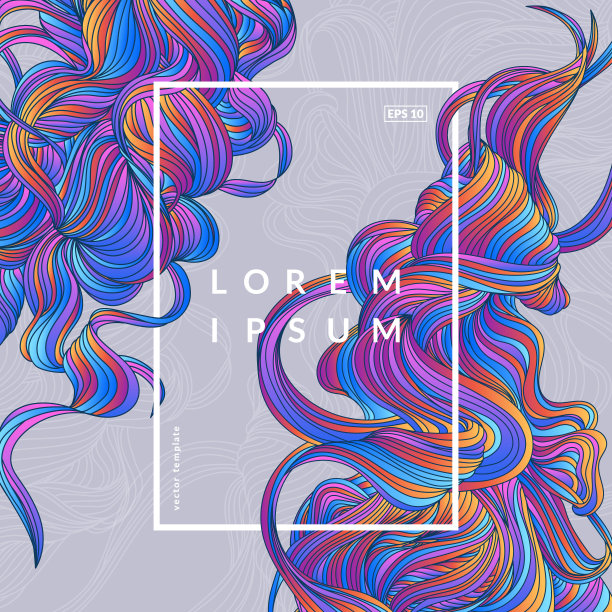 手动绘制流体形状背景。图片下载