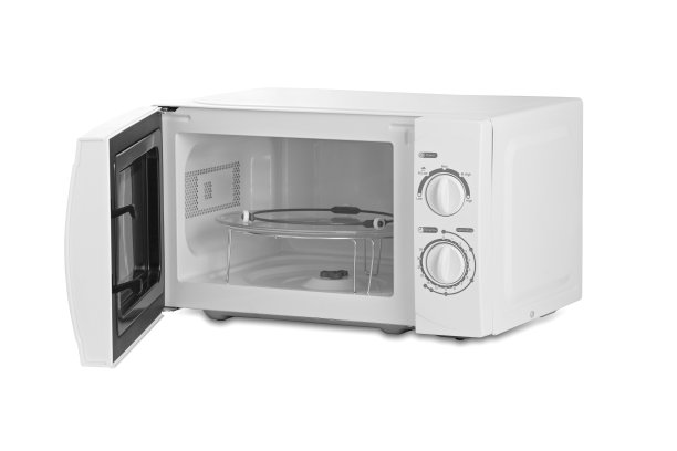 白色背景的白色微波炉图片下载