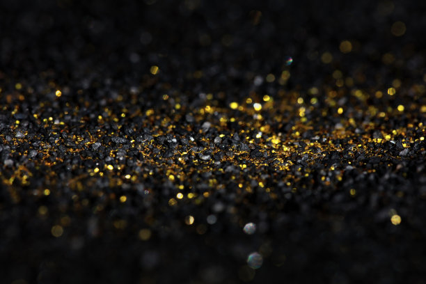 黑中金闪素材图片