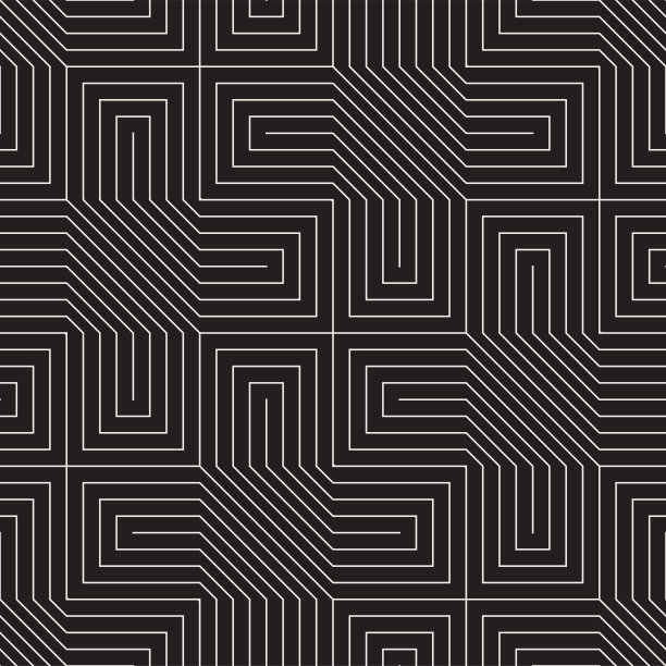 向量无缝模式。现代时尚的抽象质感。重复的几何瓷砖图片下载