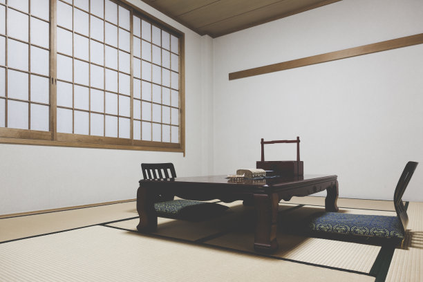 日本东京的Ryokan房间图片下载