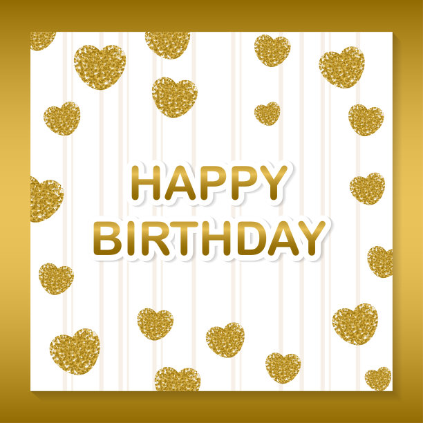 生日贺卡背景模板图片下载