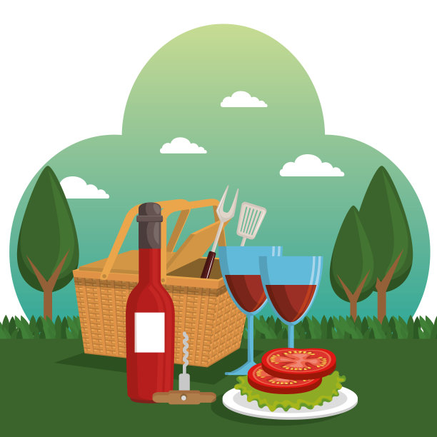 野餐庆祝会现场图片下载