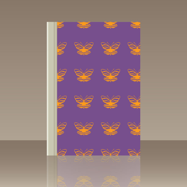 蝴蝶和书。物体的真实形象图片下载