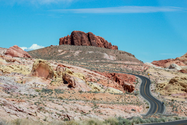 内华达州国家公园的公路图片下载