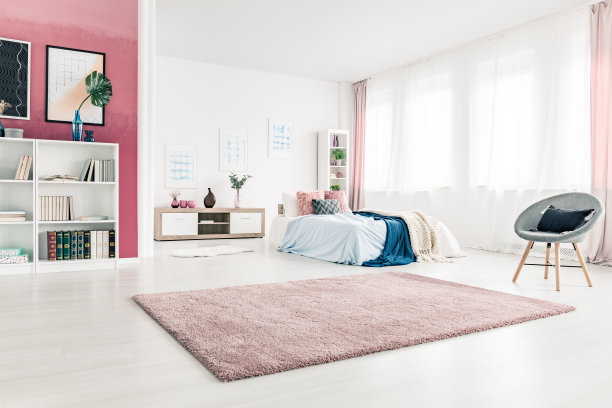 粉色和蓝色开放空间图片下载