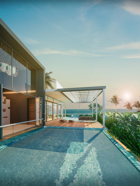 海滨别墅图片下载