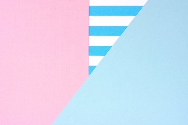 粉彩和蓝色角抽象背景条纹图案图片下载