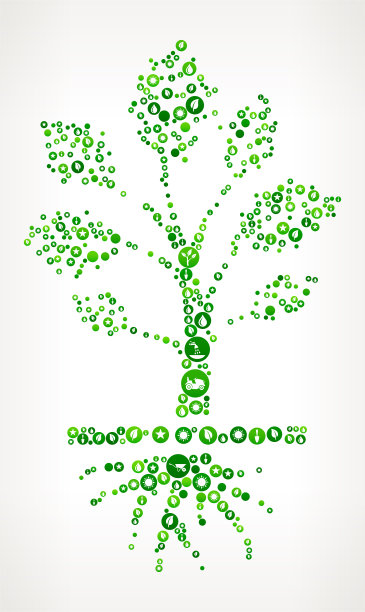 种植植物花园和园艺图标按钮模式图片下载