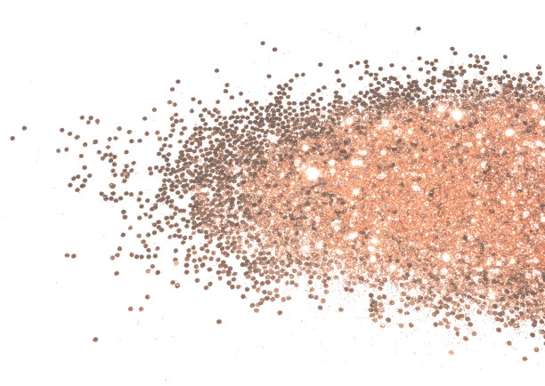 背景与黄金闪闪发光的白色，装饰亮片图片下载