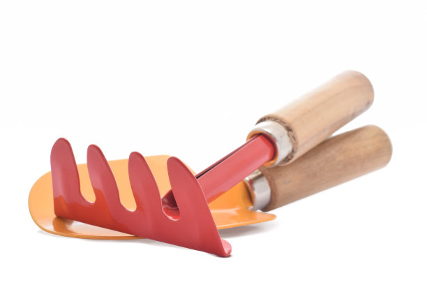 花园工具孤立在白色图片下载