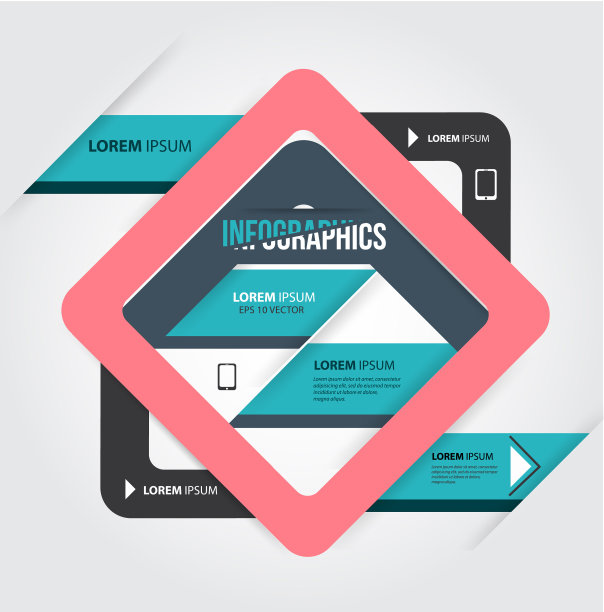 现代风格，选项横幅。网页设计,信息图。数量的选择。新图片下载
