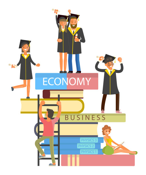 快乐的研究生角色素材图片