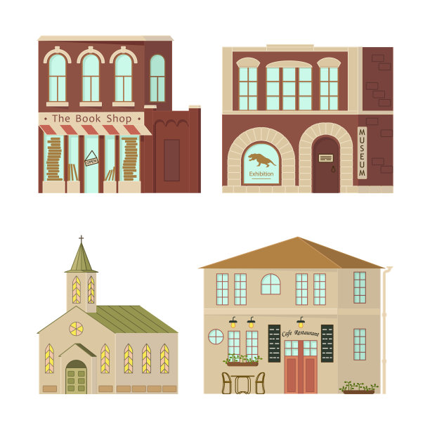 石头房屋或农舍建筑图片下载