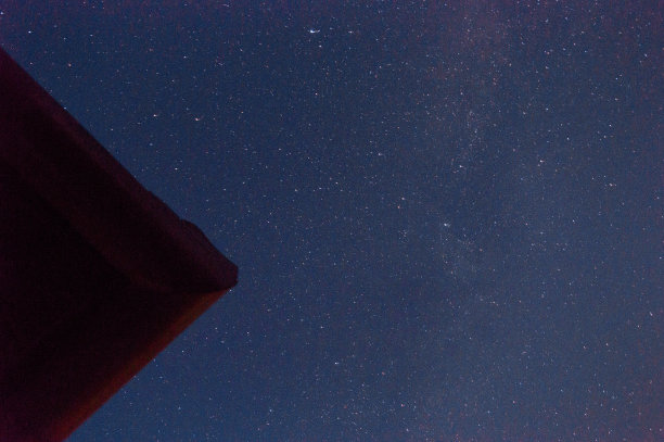 低角度视野的星场图片下载