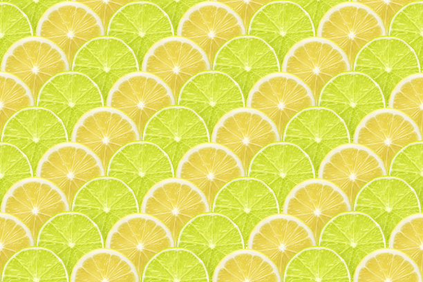 柠檬斜条纹图片下载