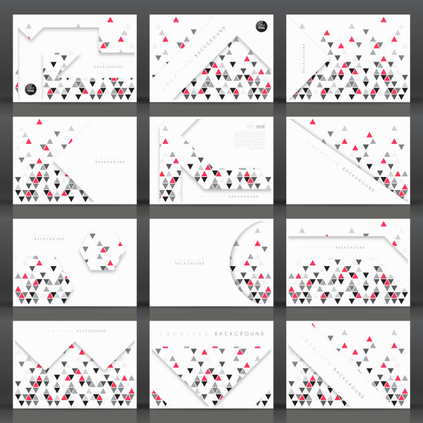 宣传册模板布局，封面设计，商业年度报告，传单，杂志图片下载
