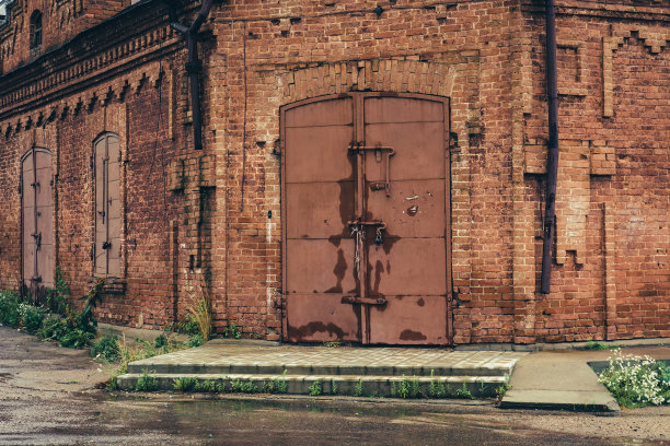 旧红砖建筑图片下载