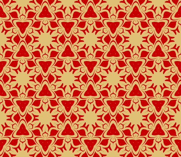 矢量无缝花卉几何图案。抽象的时尚背景。现代平面设计。图片下载