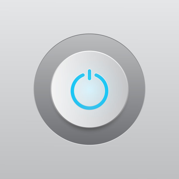 开/关开关电源按钮矢量插图图形设计为您的内容图片下载