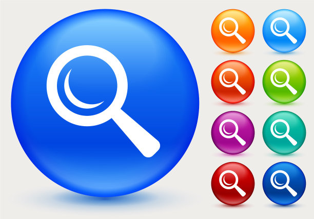 搜索放大镜图标图片下载