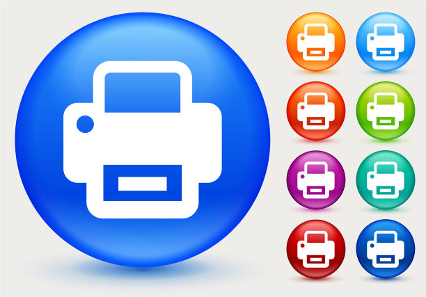 电脑打印机图标图片下载