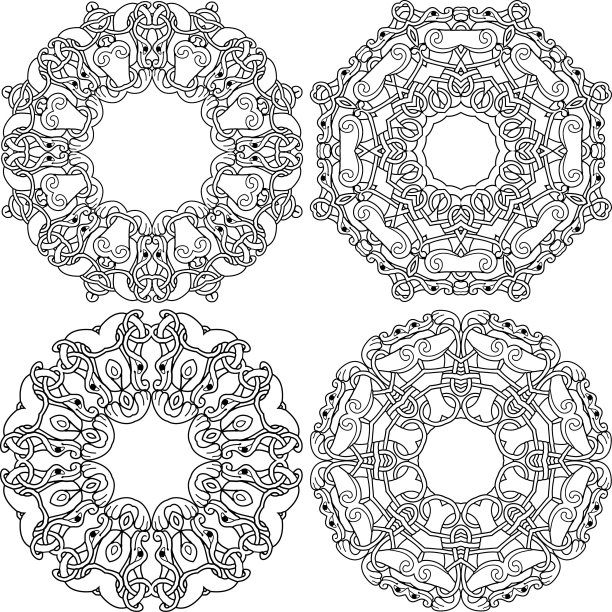 凯尔特装饰环图片下载