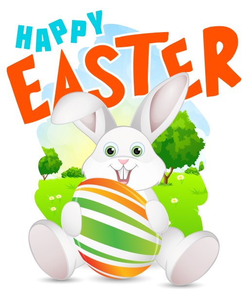 复活节快乐插图图片下载