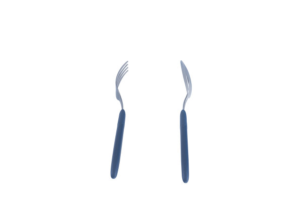 叉子和勺子分开图片下载