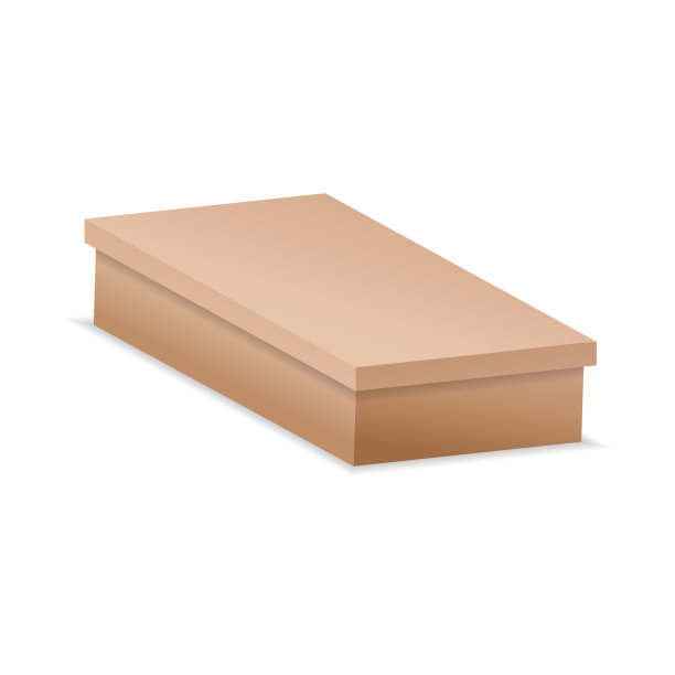 矢量插图。逼真的3D纸板箱。模型对德西图片下载
