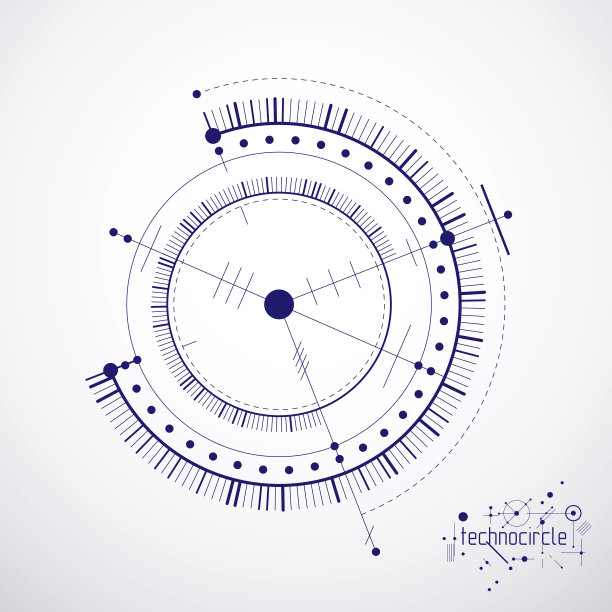 机械工程技术向量抽象背景，控制论抽象与创新工业方案。图片下载