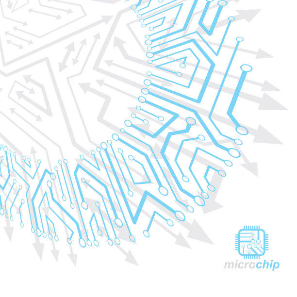 技术交流控制论元素。电路板的矢量抽象插图。现代创新技术背景图片下载