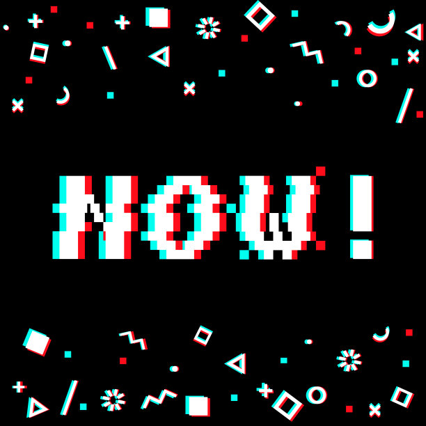 现在是像素艺术横幅图片下载