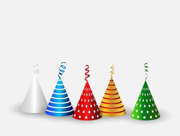 白色背景上带有五彩纸屑和流光的爆炸派对爆竹图片下载